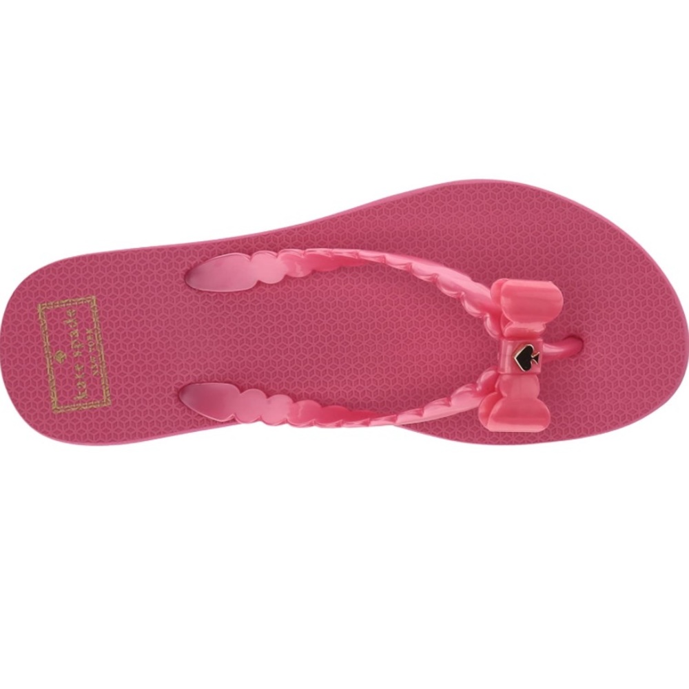 🆕 KATE SPADE l NWOT Pink Flip Flop 8